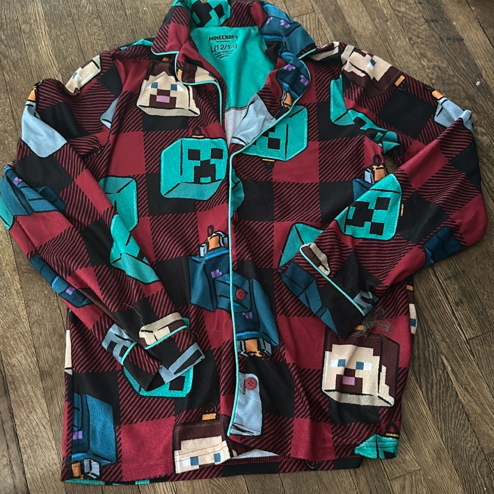 Minecraft sleep shirt